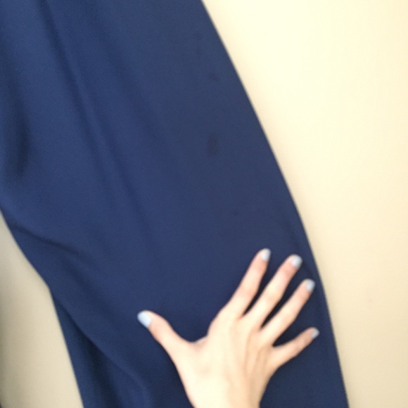 Tucker NYC sleeveless blue drape jumpsuit M - Picture 14 of 16